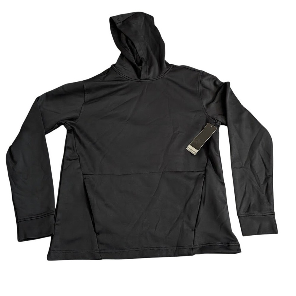 LEG3ND Mens Black Athletic Fit Moisture Management Hoodie Size M‎ NEW Athleisure
